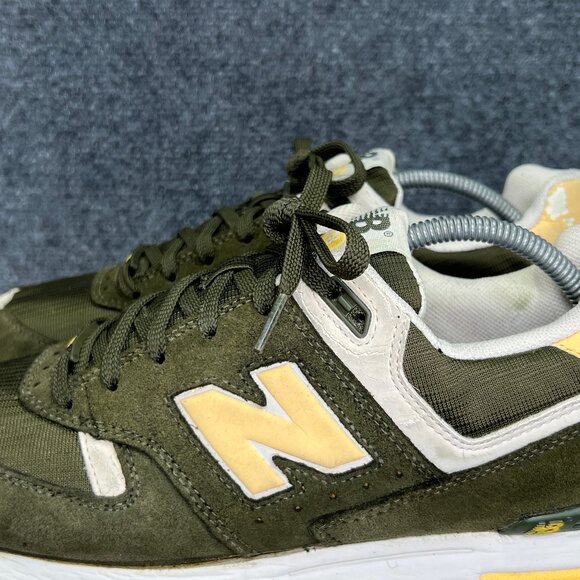 New Balance 578 Retro Athletic Shoes Men's Size 10.5 Green Suede Vintage Sneaker - Picture 6 of 16